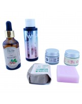 Zestaw podróżny - kosmetyki do pielęgnacji - 6 produktów